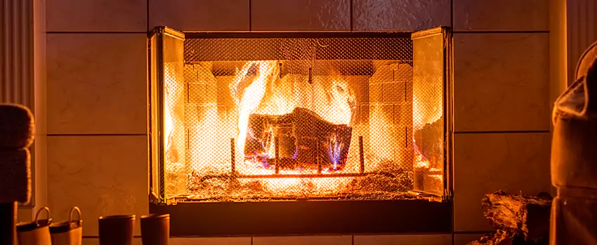 Mendota Hearth Landscape Fireplace Installation in Middleton, Wisconsin