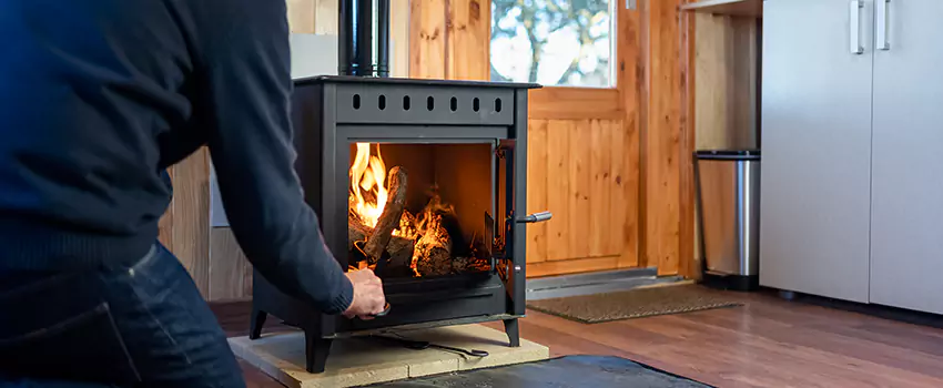 Open Hearth Wood Fireplace Installation in Middleton, WI